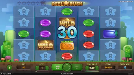 Reel Rush spilleautomat - fordeler og ulemper